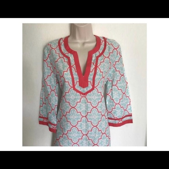 🚨SALE J.Crew Womens Tunic Blouse Aqua Blue - Picture 3 of 8